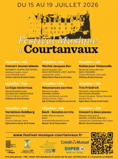 🎶 [CONCERT] « FREE SOLO » au Festival de Musique de Courtanvaux ! 🎻
Quel immense plaisir de voir ma pièce « FREE SOLO » intégrer ce magnifique programme pour violoncelle solo de Thibaut Reznicek, aux côtés de chefs-d'œuvre intemporels du grand répertoire.
📅 Jeudi 16 juillet 2026 à 18:00
📍 Château de Courtanvaux (1 lieu-dit Courtanvaux, 72310 Bessé-sur-Braye)
👤 Thibaut Reznicek
🎵 Programme : BACH / PAGANINI / SCIPRIANI / CALMEL
🎟️ Réservations & Billetterie :
👉 https://festival-musique-courtanvaux.fr/concert/2026-07-16-18h00-suites-violoncelle
🎥 https://youtu.be/41sZHhY4wf0?t=31
🔗 thibautreznicek.com
.
.
.
#OlivierCalmel #FreeSolo #ThibautReznicek #ChateauDeCourtanvaux #FestivalMusiqueCourtanvaux #Violoncelle #CelloSolo #Cello #MusiqueClassique #MusiqueContemporaine #ContemporaryMusic #ChamberMusic #MusiqueDeChambre #LiveMusic #ConcertClassique #SartheTourisme #PaysDeLaLoire