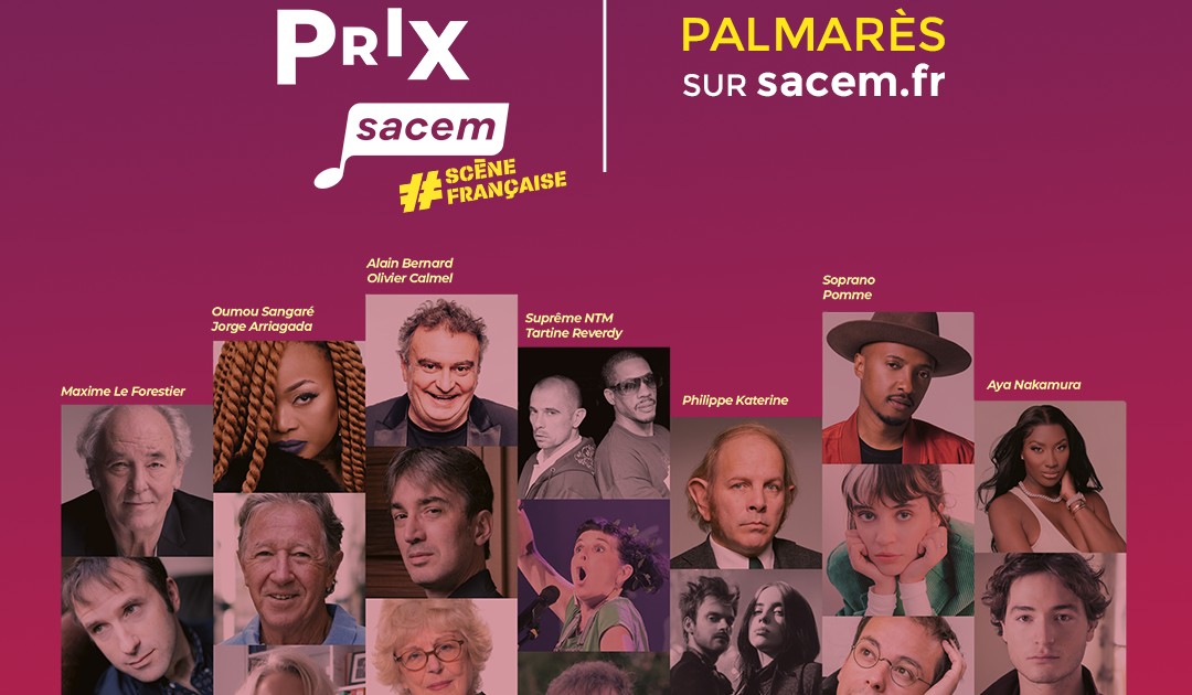 Grand Prix Sacem 2020 - Palmarès