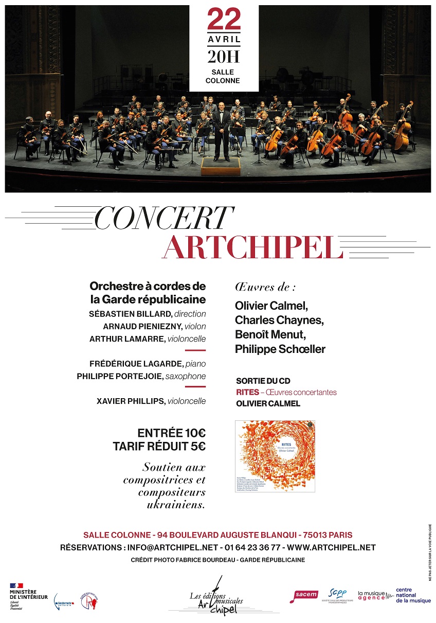 2022 04 22 - Concert Artchipel #1 - RITES CALMEL